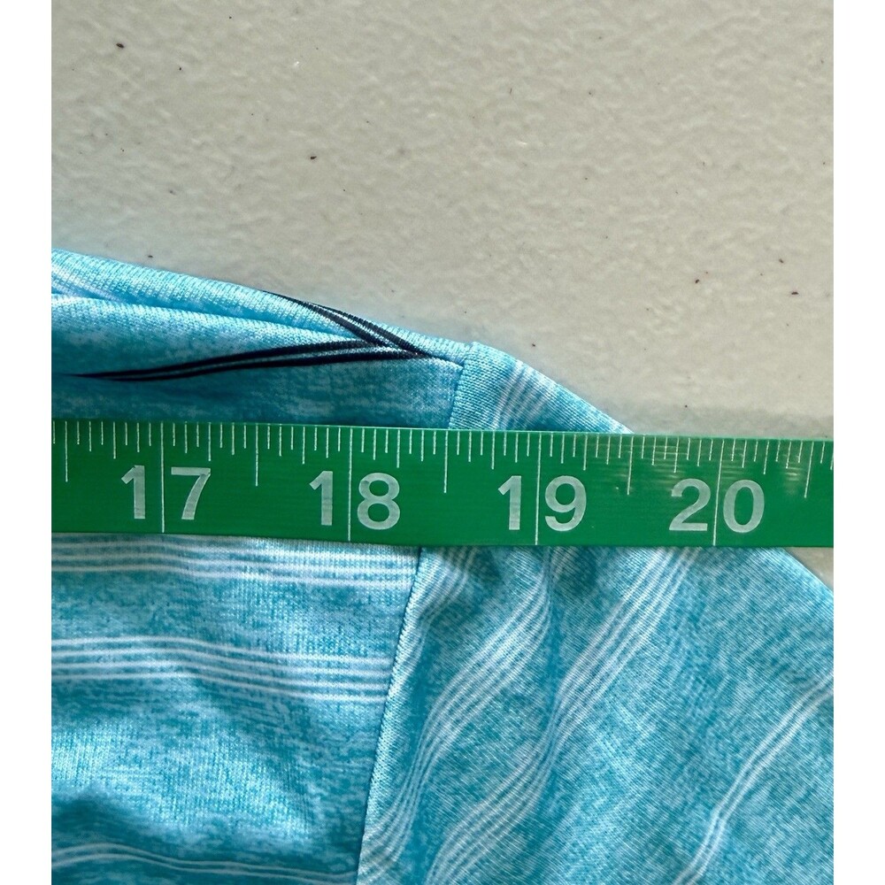 Ben Hogan Performance Golf Polo Men’s Small Blue Striped Short Sleeve Shirt - Picture 8 of 8